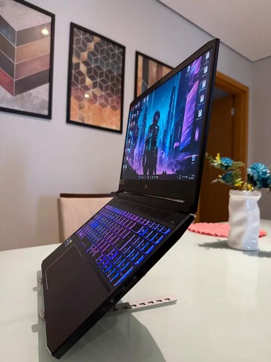 Notebook Gamer Acer Predator PH315-54 RTX 3060 144Hz impecável  - Foto 2
