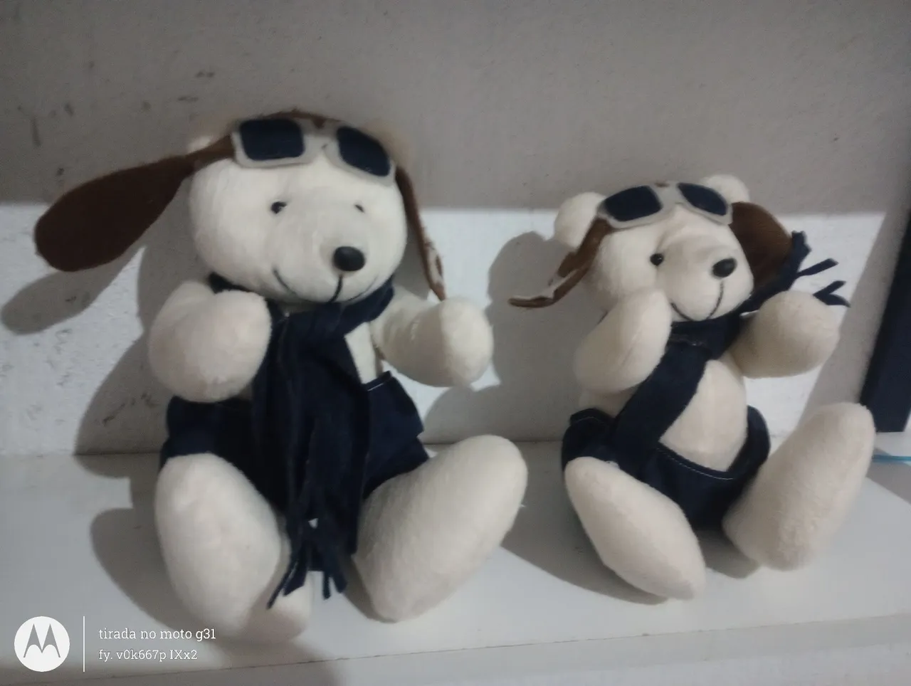 Ursinhos de pelúcia aviador