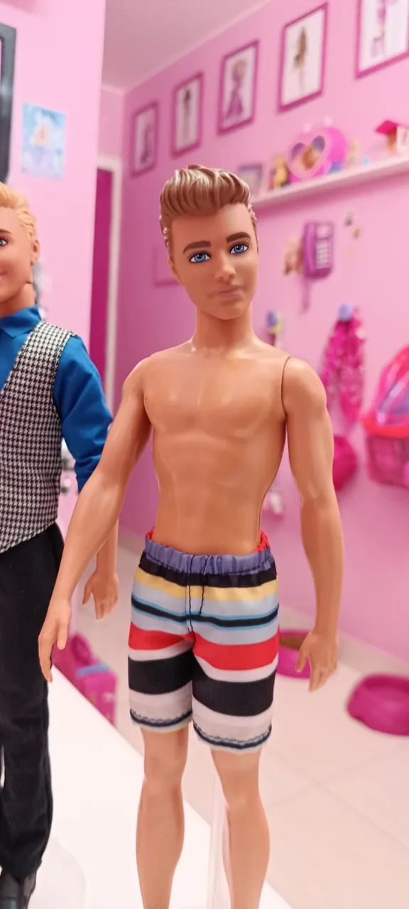 Lote 2 Kens e Fashion Pack antigo - Foto 3