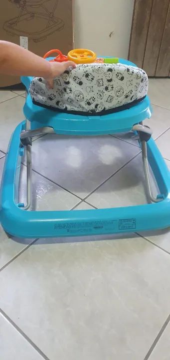 Andador Infantil Carrinho Azul - Foto 3