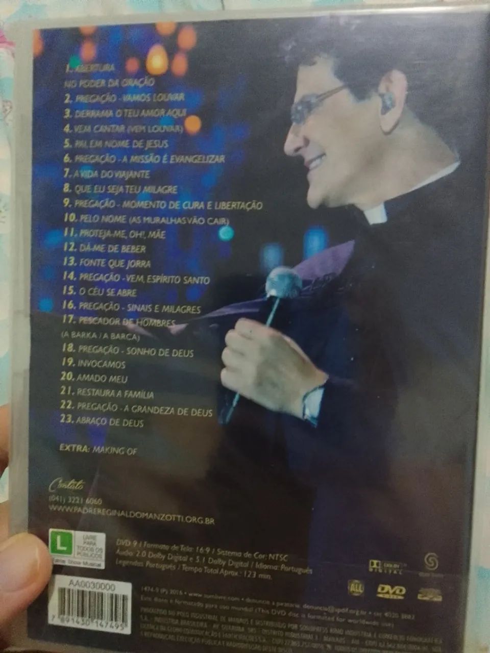 Dvd padre Reginaldo Manzotti alma missionária  usado - Foto 2