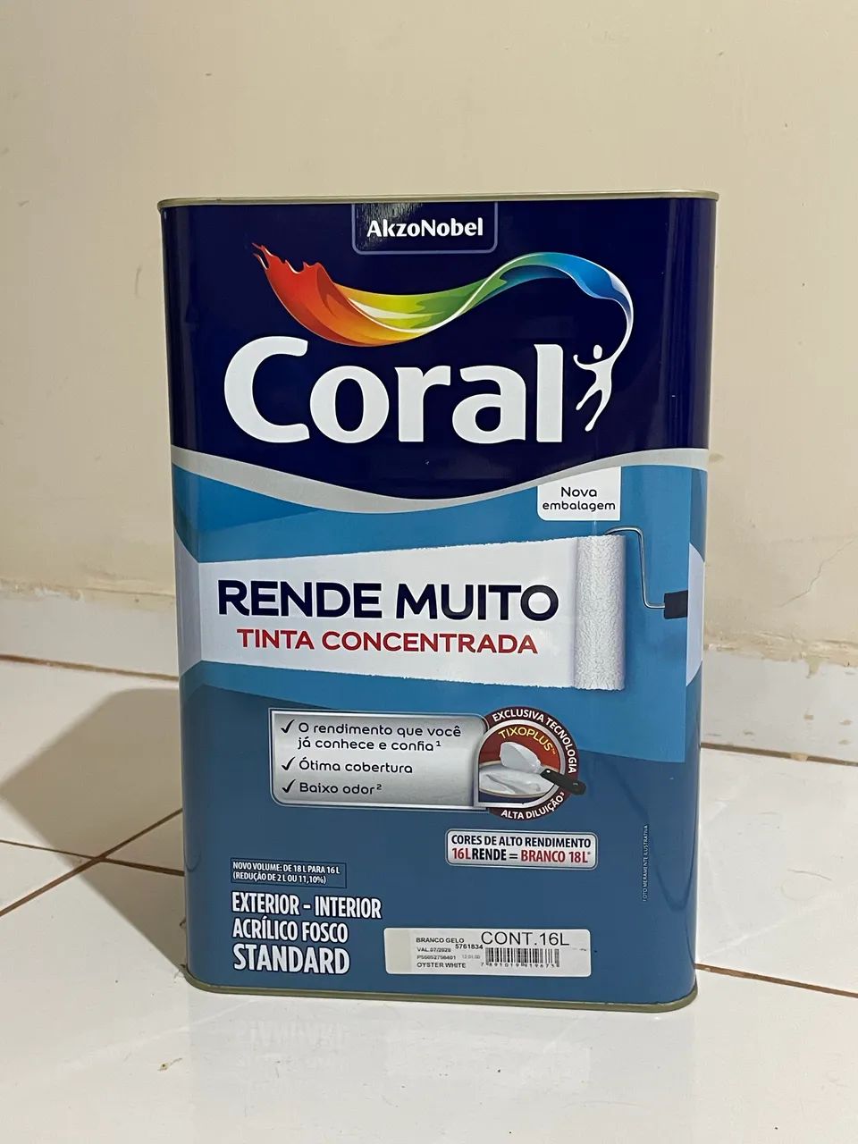Tinta Coral Rende Muito - Cor Gelo