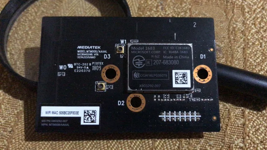 Placa Wi-fi do Xbox One S - Peça Original