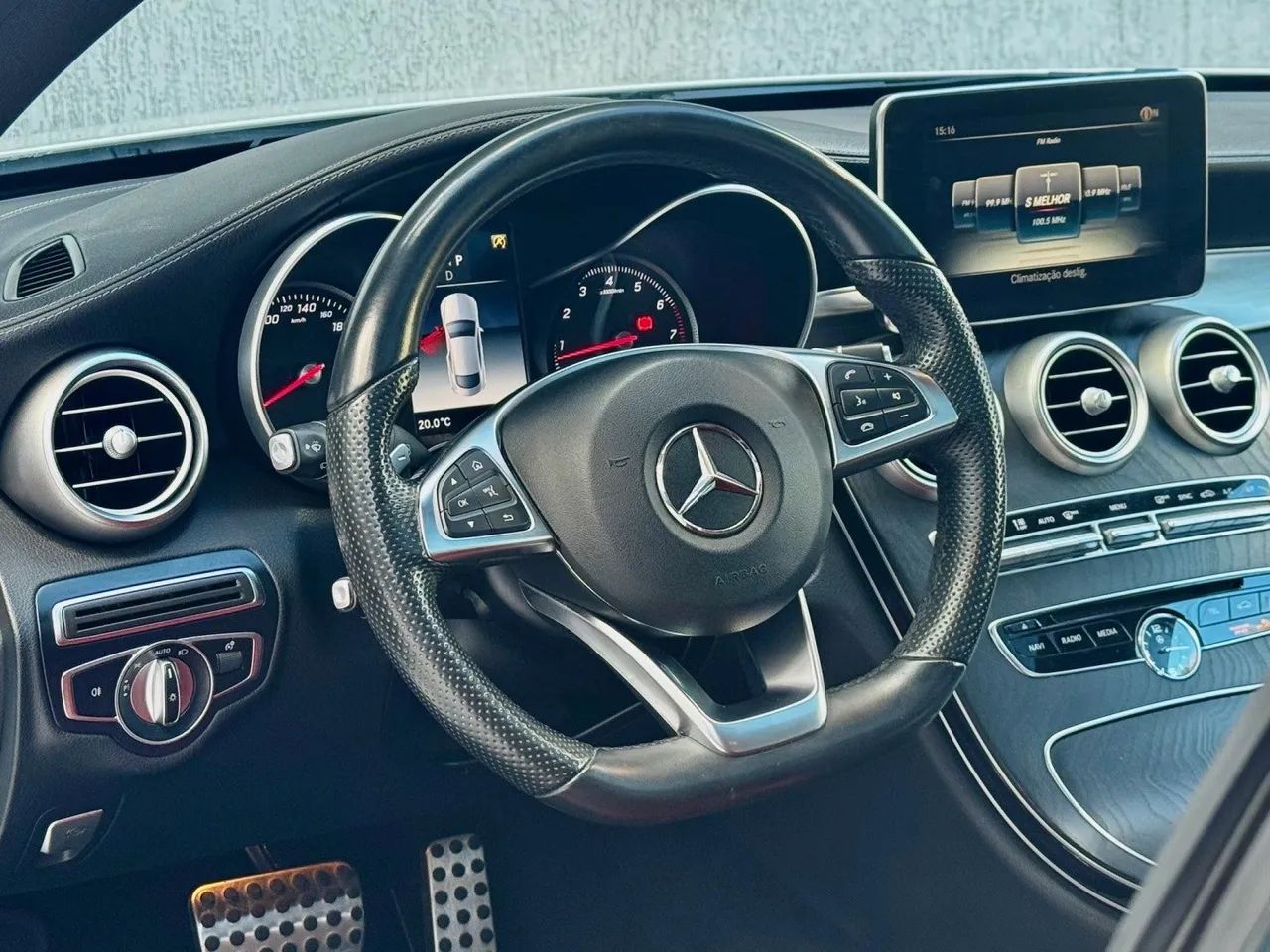 Mercedes-benz C 250 2018 2.0 cgi gasolina sport coupé 7g-tronic - Foto 12