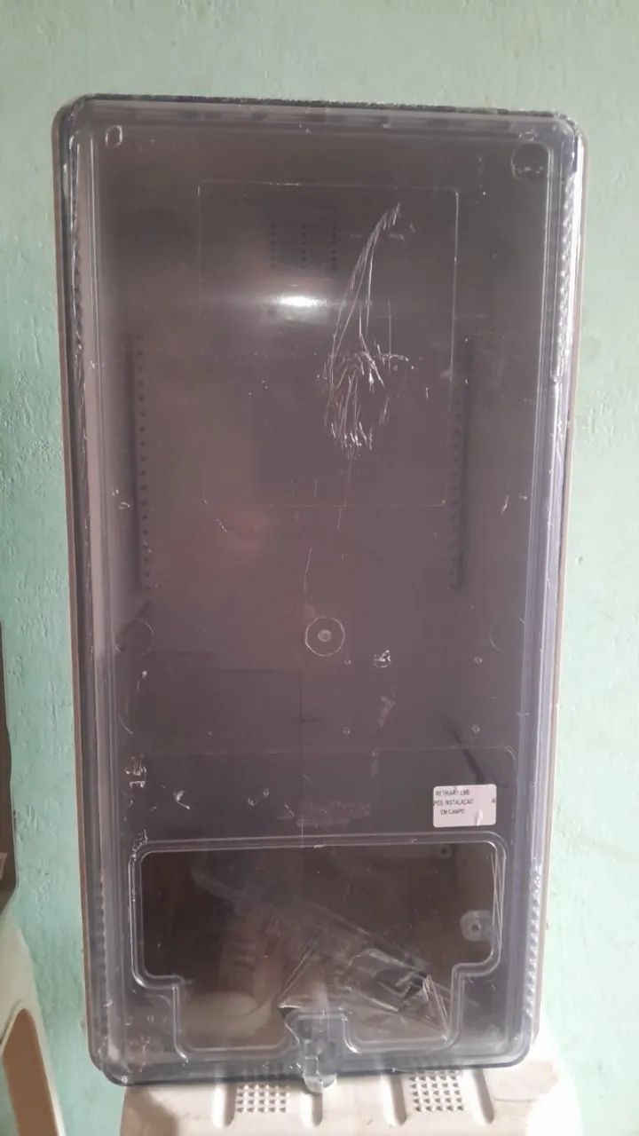 Caixa De Luz Padrão Vazia Visor Rua Ou Muro Lateral Tipo PP   - Foto 3