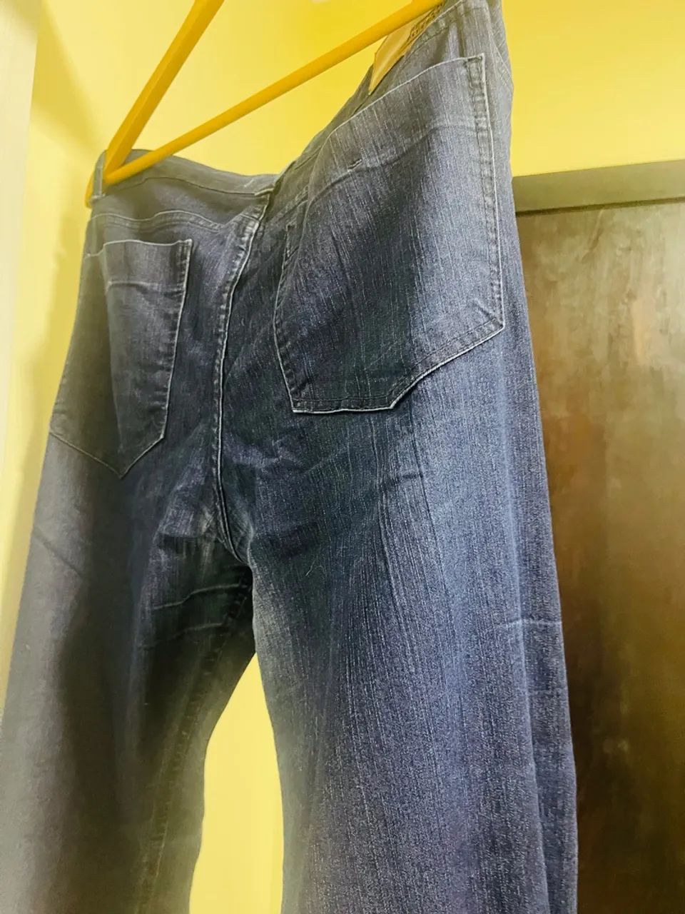 Calça Jeans Azul Escuro Masculina - Foto 3