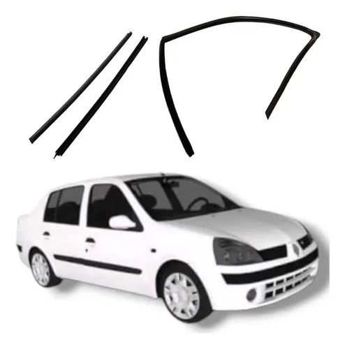 Jogo Borracha Porta Dianteira Esquerda Renault Clio 2004