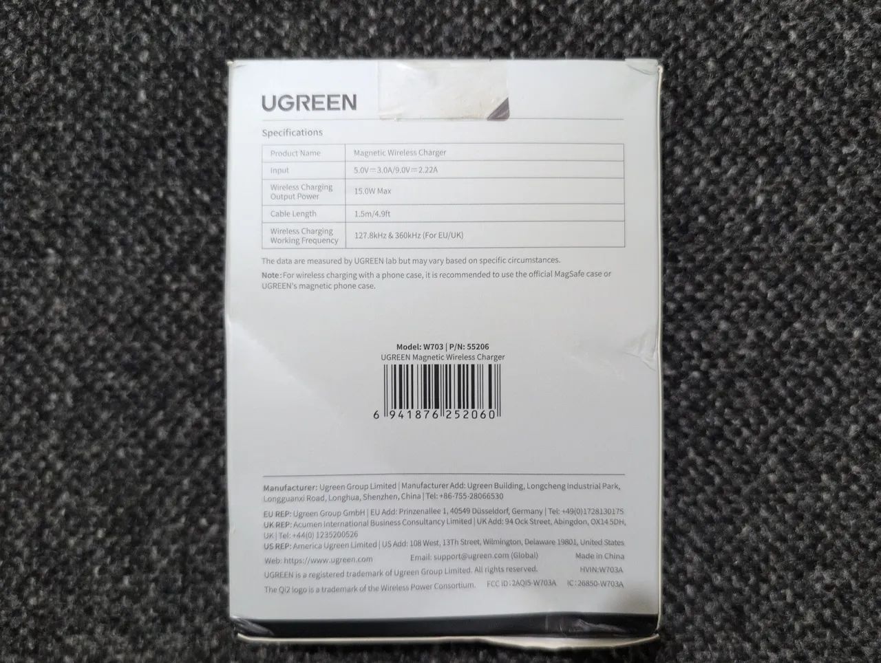 Carregador Magnético sem fio Magsafe Ugreen Q2 iPhone e Android - Foto 2