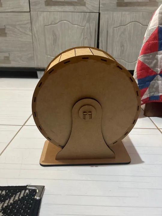 Roda de Hamster de Madeira - Novo - Foto 2