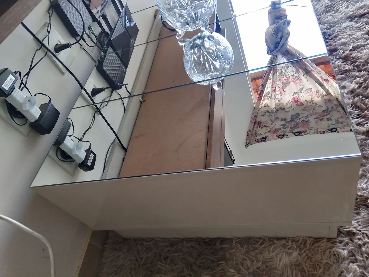 Mesa de Centro em Vidro com Design Moderno - Foto 3
