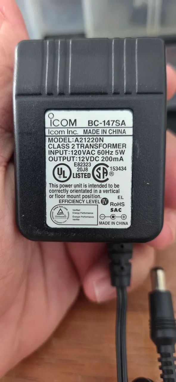 Icom BC-179 com BC-147SA - Foto 6
