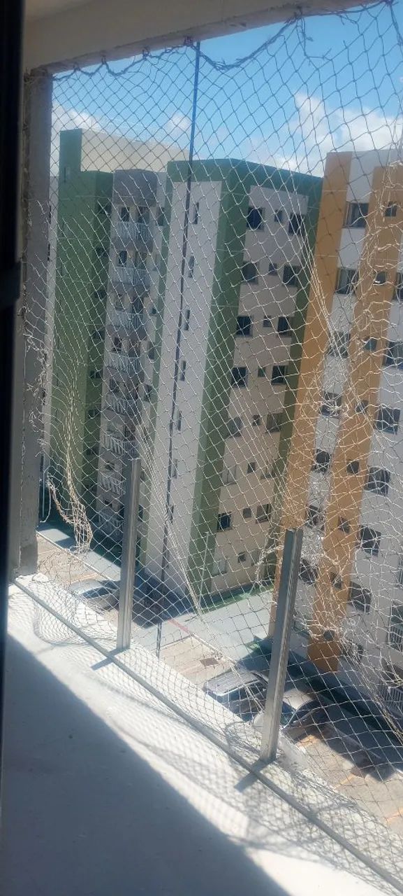 Rede de proteção avenda cor branca usada mais tá nova 