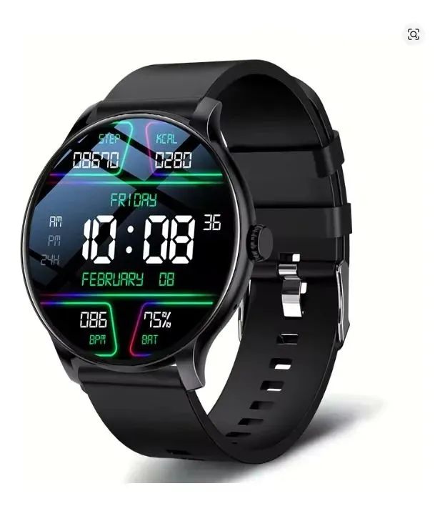 Relógio Smartwatch Redondo64306043075585124