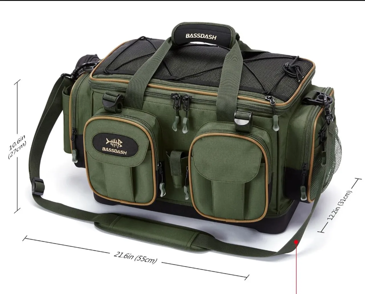 Bolsa Lateral Pesca e Camping Bassdash