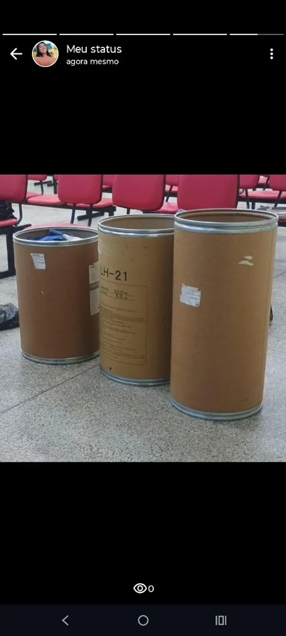 Tambores de papelão