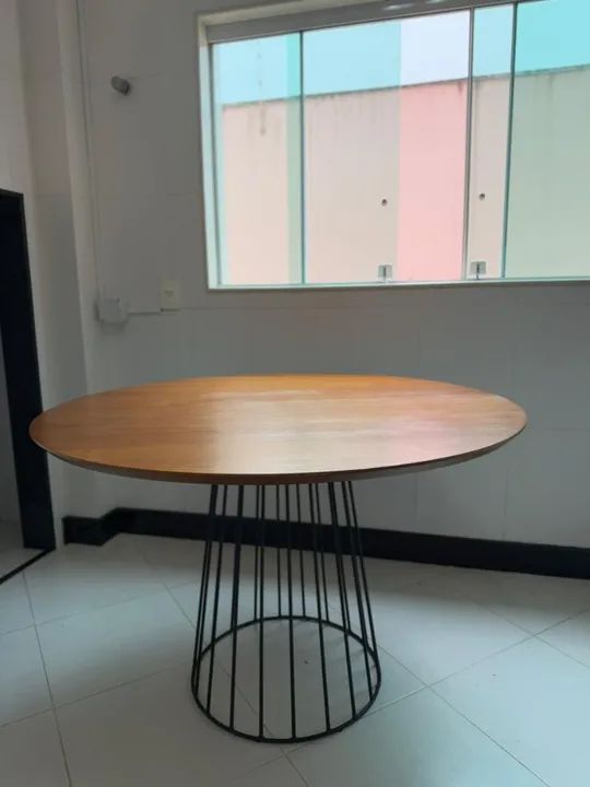 Mesa Madeira Tok Stok Semi Nova - Sem Marcas - Foto 3