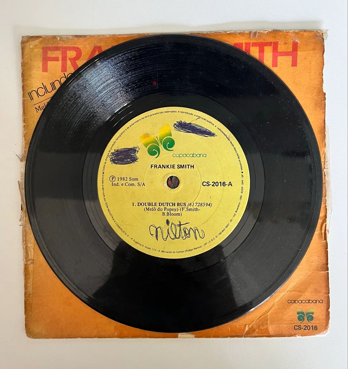 lp disco de vinil compacto Frankie Smith Children of Tomorrow - Foto 3