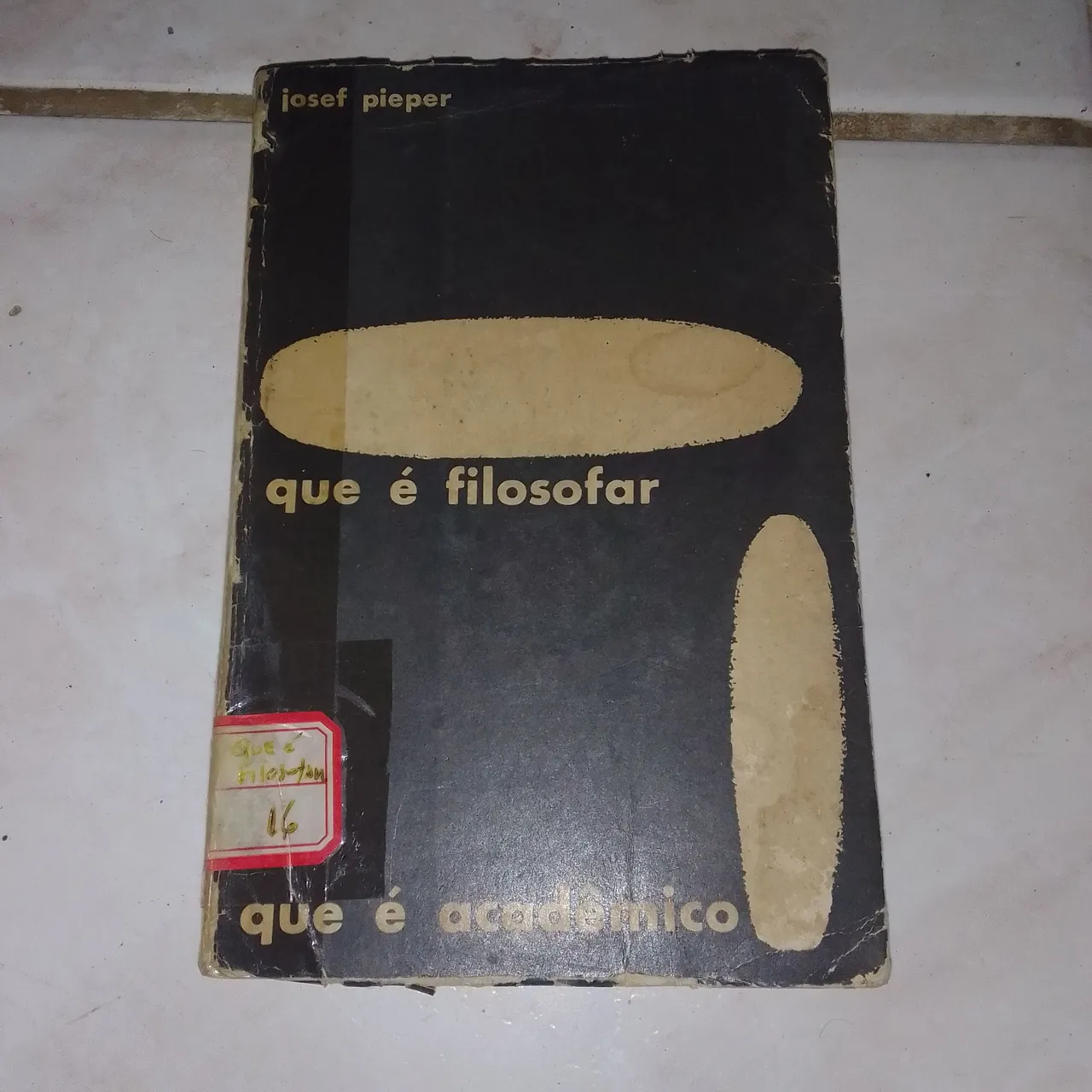 Livro 'Que é filosofar' de Josef Pieper
