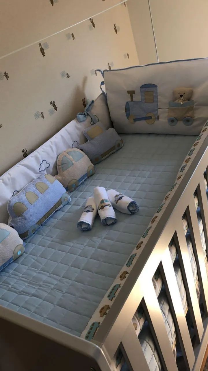 Berço Cinza - Matic - Foto 6