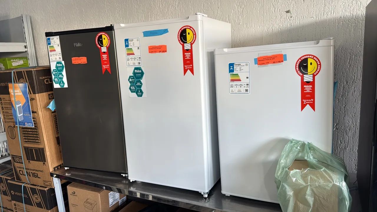 Frigobar e freezer vertical 