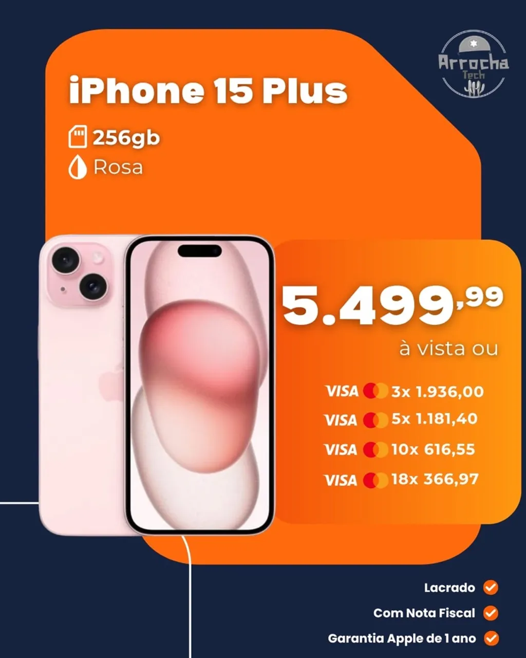 Iphone 15 plus 256gb
