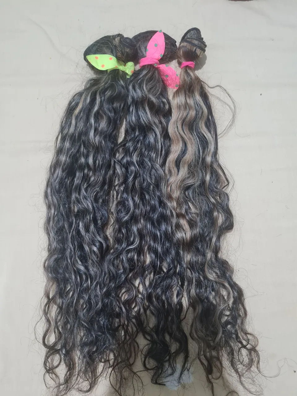 60cm Cabelo Humano Virgem Ondulado