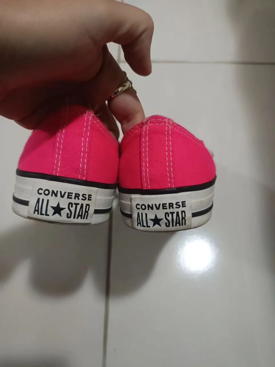 Tênis Converse All Star Rosa - Foto 3