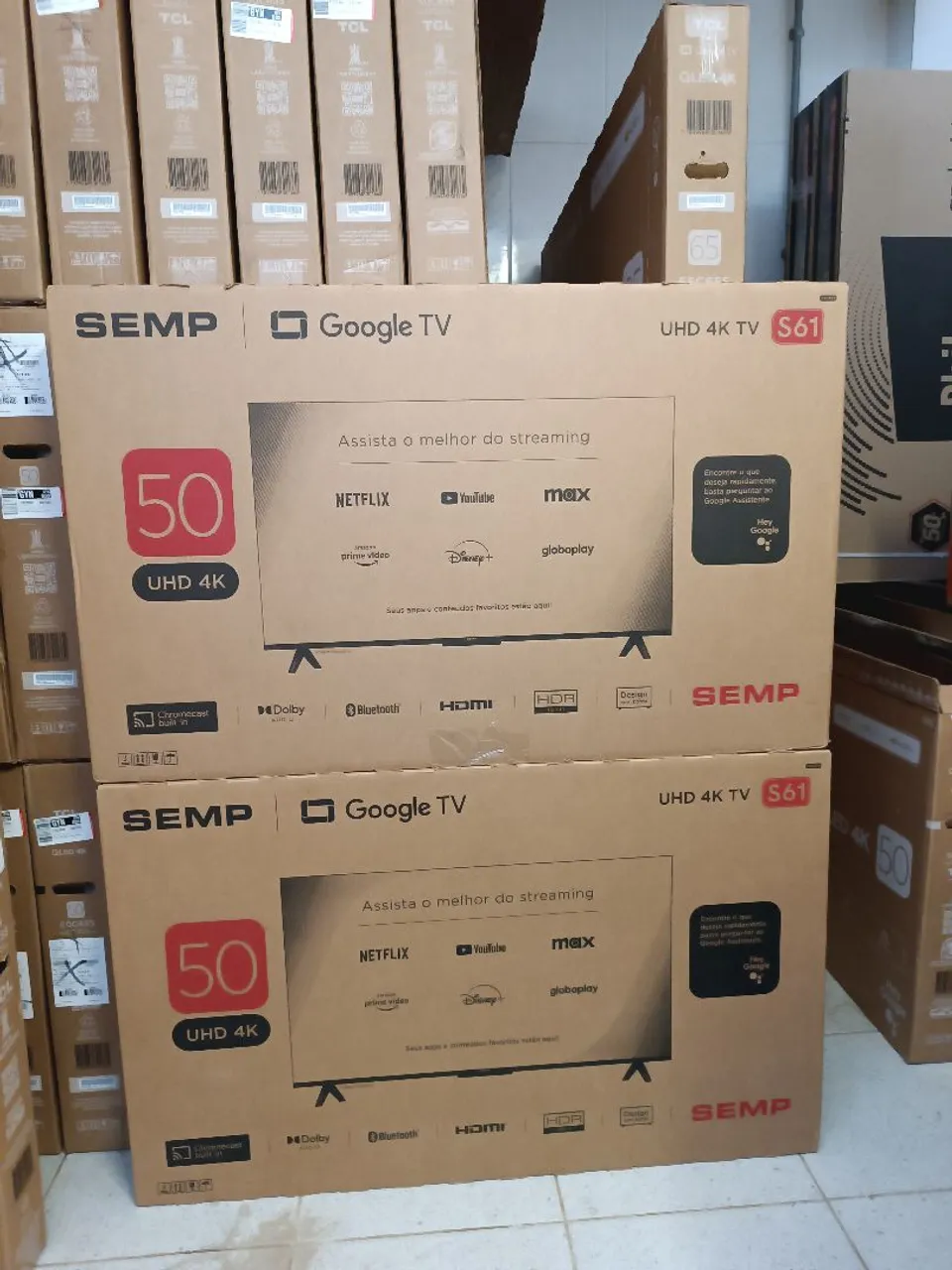 Smart TV SEMP Google TV 50" UHD 4K S61