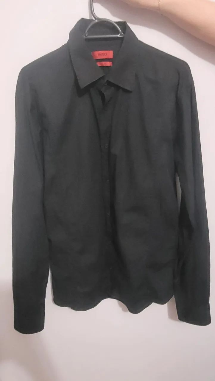 Camisa Hugo Boss Manga Longa