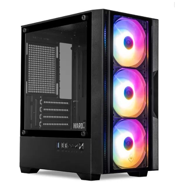 (new) New Gaming Case with 3 RGB Fans, OLX Pay shipping, glass side panel, top64317902517761121