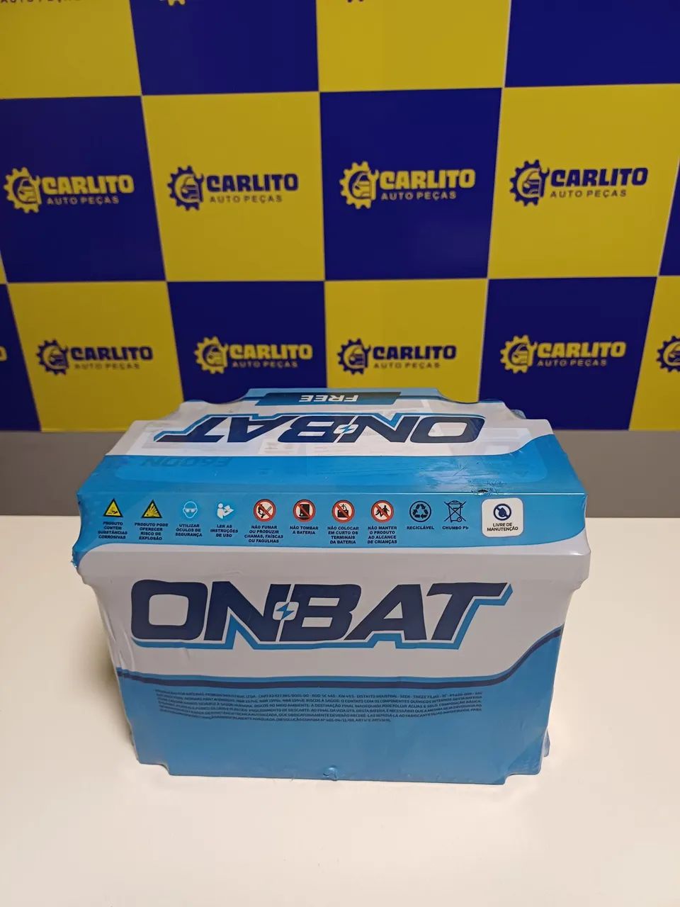 Bateria  ONBAT 60AH 12 meses de garantia  - Foto 3