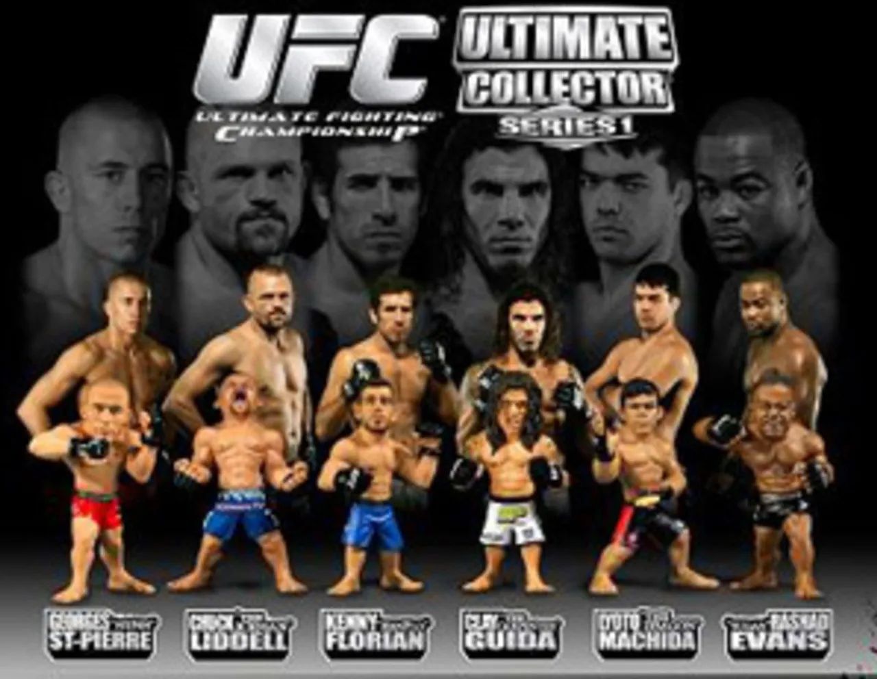 Bonecos UFC MMA Round 5 Zuffa Toys novos na caixa! - Hobbies