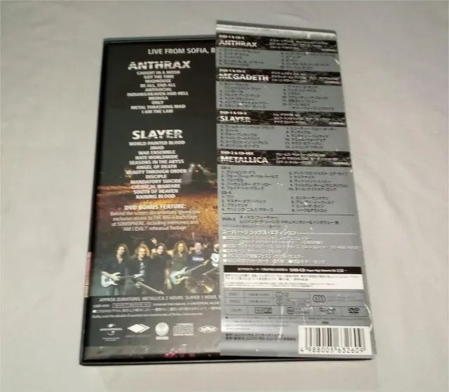 The Big 4: Live From Sofia, Bulgaria - Box Set Com 2 Dvds + 5 Cds - Leia todo o anuncio  - Foto 2