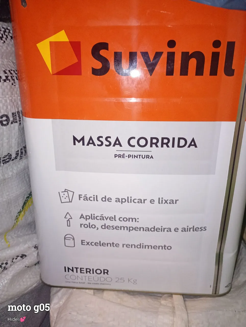 Massa Corrida Suvinil 25kg - Pré-Pintura