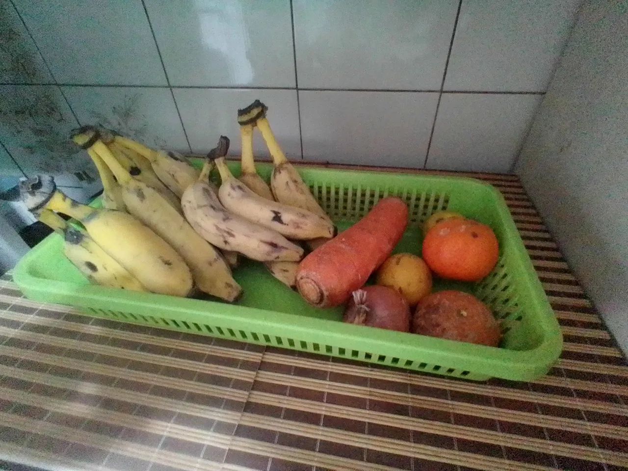 Fruteira cozinha ou cesto forte e grande plasvale 