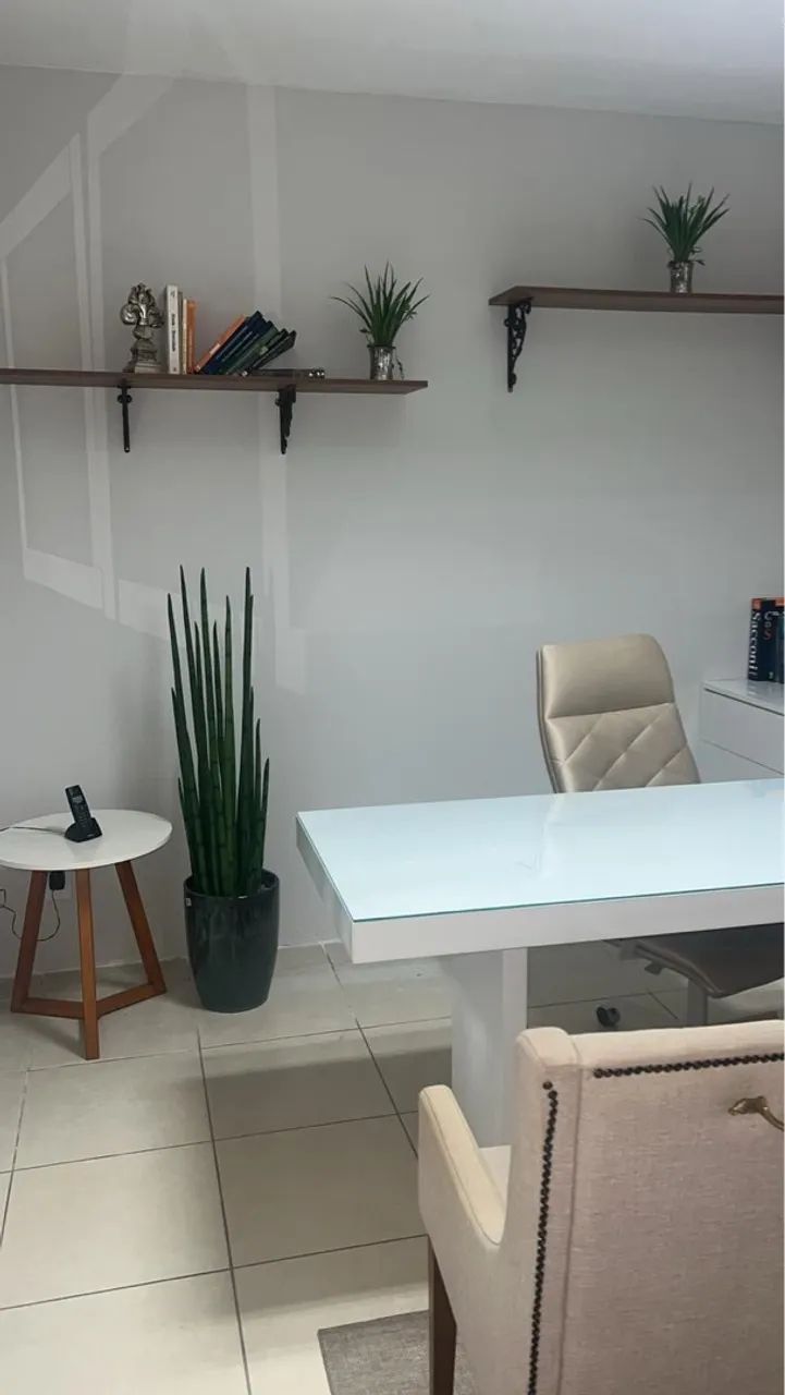 Mesa para escritório branco moderno  - Foto 2