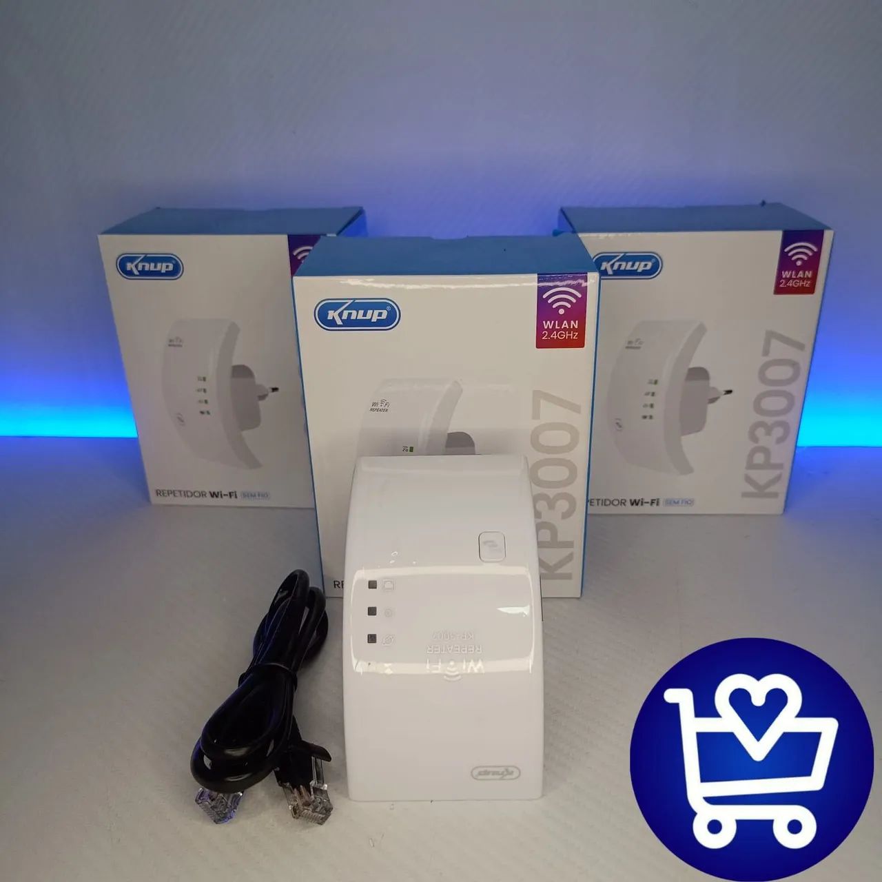 Repetidor de Sinal Wi-Fi Knup KP3007 - Novo - Foto 3