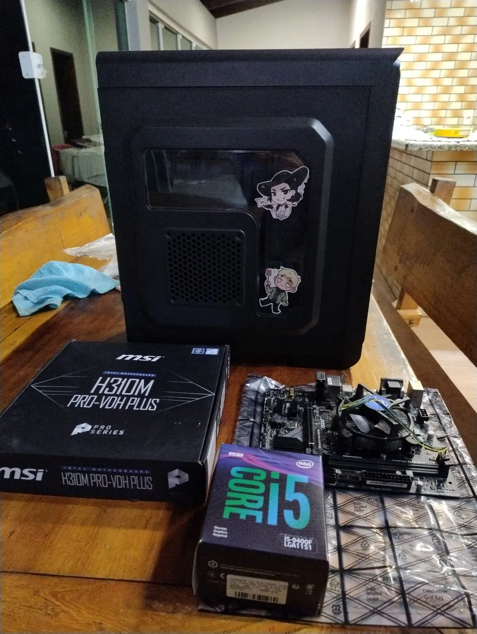 Kit PC Gamer/Upgrade i5-9400F + Placa-mãe MSI + Gabinete (Usado)