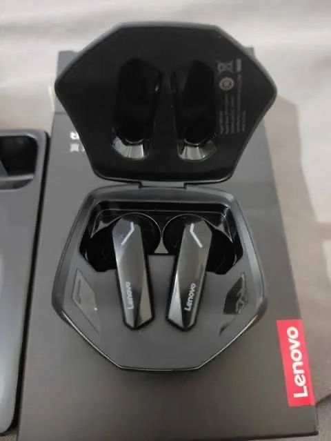 Lenovo Thinkplus GM2 Pro Bluetooth 5.3 Esportes Headset  In-Ear Gaming PRETO 