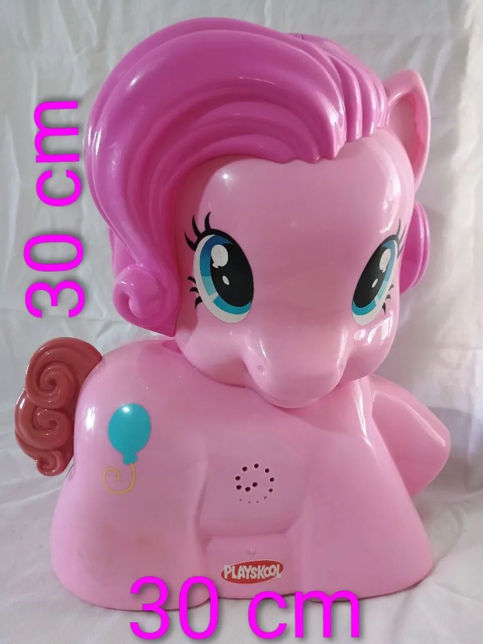 My litle poney pinkie pie grande 30 cm -  musical com bolinhas voadoras - funcionando 