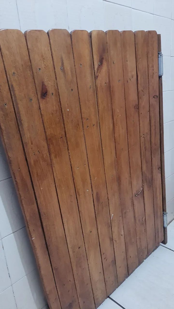 Porta vai e vem madeira - Foto 2