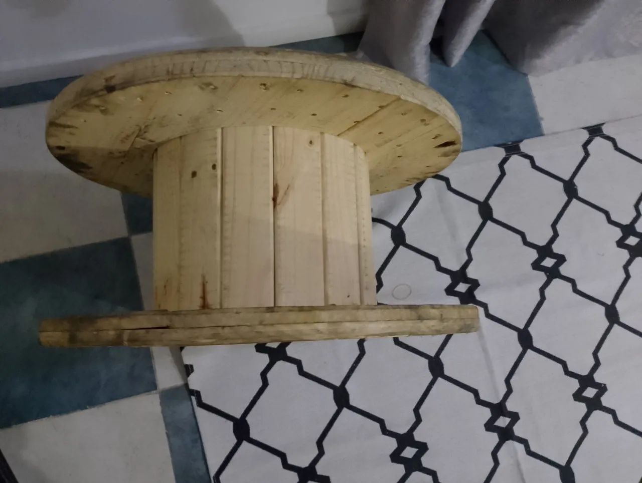 Bobine de madeira para decoração - Foto 2