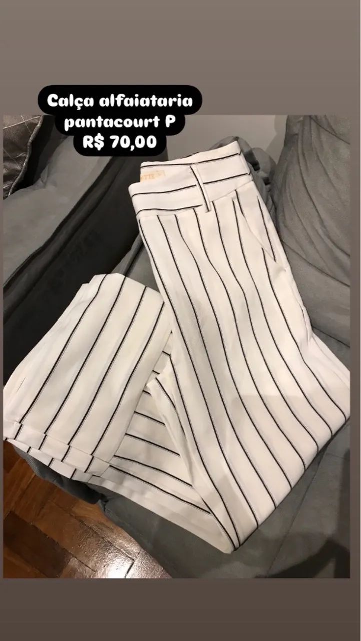 Calça Alfaiataria Pantacourt P