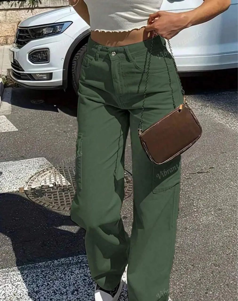 calça cargo verde militar  - Foto 2