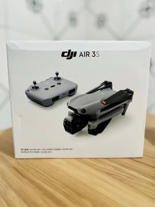DroneDji Air 3S Combo Fly More Controle Com e sem Tela Novo Lacrado.