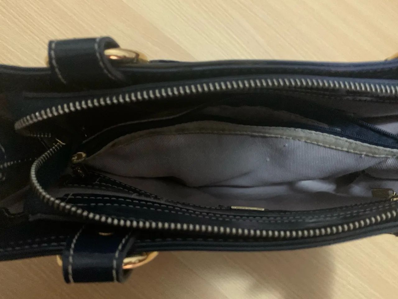 Bolsa tote em couro , grande , Corello - Foto 2