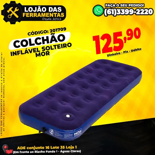 Colchão Inflável Solteiro Mor