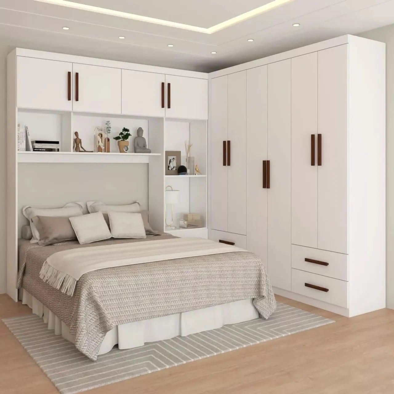 Guarda Roupa Modulado Hércules 6P - Entrega Rápida 