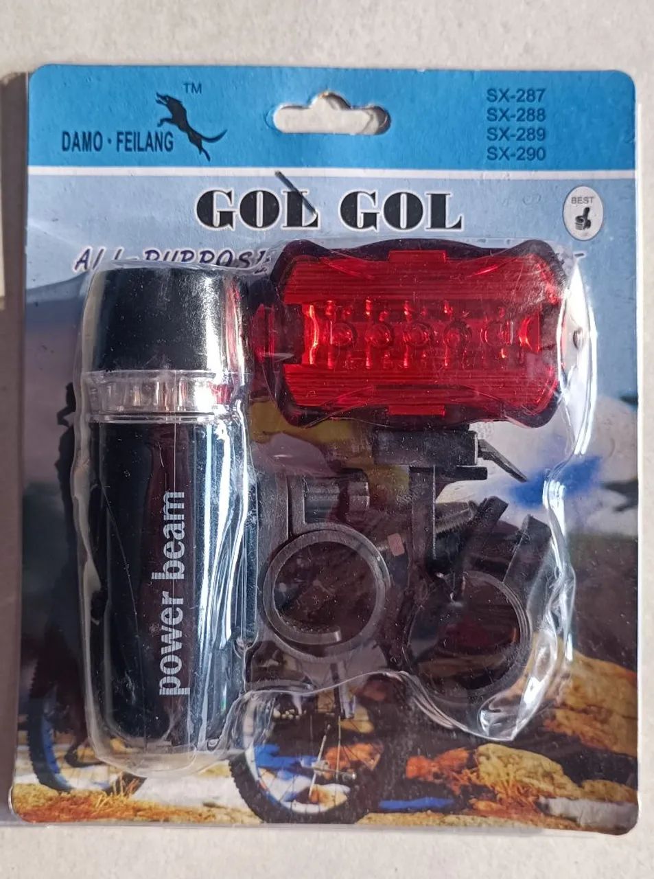 Kit de Luz para Bicicleta Gol Gol SX-287
