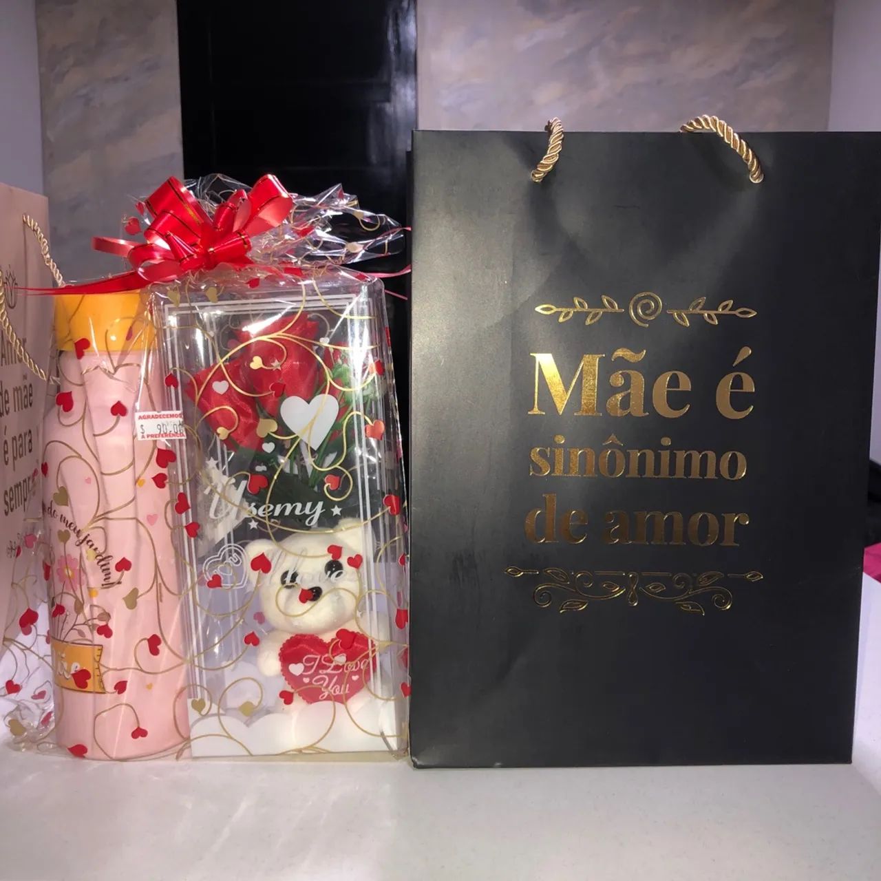 Presente para Mãe - Caneca e Ursinho - Foto 4